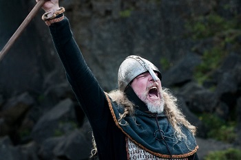 Viking man cries out because he won viking lotto